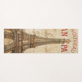 Tapis De Yoga Lettre de Paris (Devant (Horizontal))
