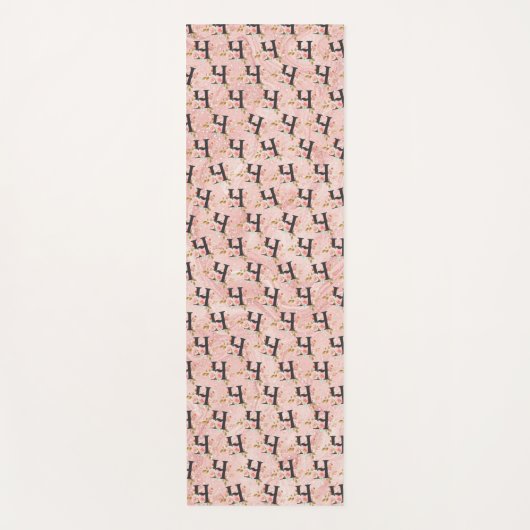 Tapis De Yoga Lettre H (Devant)