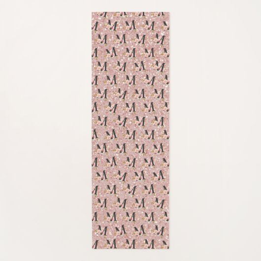 Tapis De Yoga Lettre M (Devant)