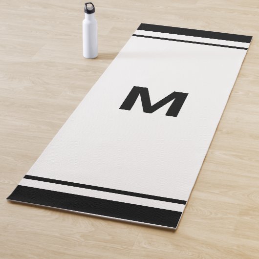 Tapis De Yoga Lettre monogramme (En situation)