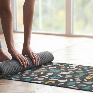 Tapis De Yoga lettres aléatoires