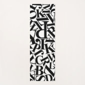 Tapis De Yoga Lettres alphabétiques (Devant)