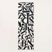 Tapis De Yoga Lettres alphabétiques (Dos)