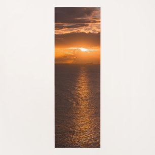 Tapis De Yoga Lever de soleil au-dessus de l'Océan Atlantique