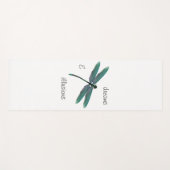 Tapis De Yoga Libellule (Devant (Horizontal))