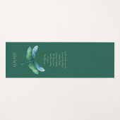 Tapis De Yoga Libellule Sérénité (Devant (Horizontal))