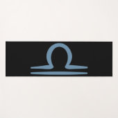 Tapis De Yoga LIBRA Zodiac Septembre Octobre Anniversaire Astrol (Devant (Horizontal))