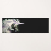 Tapis De Yoga licorne blanche (Devant (Horizontal))