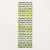 Tapis De Yoga Lignes carrées (Devant)