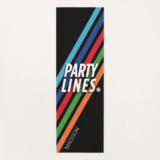 Tapis De Yoga Lignes de partie CBC (Devant)