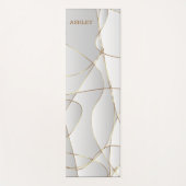 Tapis De Yoga Lignes Gold Wave (Devant)