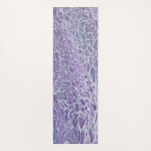 Tapis De Yoga Lilac Acrylique Pourrissant L'Art Fluide Abstrait (Dos)