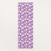 Tapis De Yoga Lilac Stingray Manta Rayons Océan Thème (Dos)
