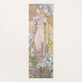 Tapis De Yoga Lily (quatre fleurs), Alphonse Mucha (Dos)