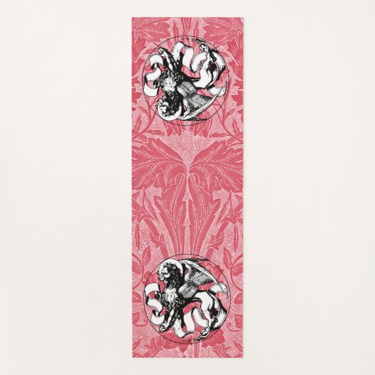 Tapis De Yoga Lion ailé Saint-Marc du XVe siècle (Devant)