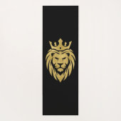 Tapis De Yoga Lion Avec Couronne - Style Or 3 (Dos)