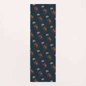 Tapis De Yoga Lion Du Jour De Jérusalem Avec Drapeau (Dos)