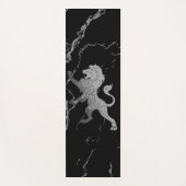 Tapis De Yoga Lion royal d'argent (Devant)