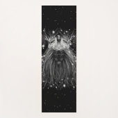 Tapis De Yoga Lion Starlight avec monogramme Couronne noir (Devant)
