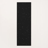 Tapis De Yoga Lion Starlight avec monogramme Couronne noir (Dos)