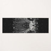 Tapis De Yoga Lion Starlight avec monogramme Couronne noir (Devant (Horizontal))