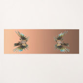 Tapis De Yoga Lionfish - Conception Abstraite - Découpé d'une ph (Devant (Horizontal))