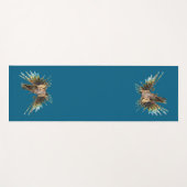 Tapis De Yoga Lionfish - Conception abstraite - Découpe d'une ph (Devant (Horizontal))