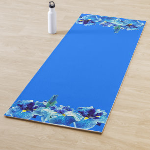 TAPIS DE YOGA L'IRIS FLEUR JAPONAISE