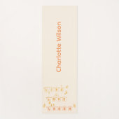 Tapis De Yoga Live Logh Laugh Cute Notedry Yoga Mat (Devant)