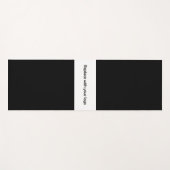 Tapis De Yoga Logo de l'entreprise noir rectangle bureau (Devant (Horizontal))