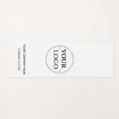 Tapis De Yoga Logo de l'entreprise Simple Modern (Devant (Horizontal))