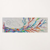 Tapis De Yoga Logo De Yoga Arbre De Vie (Devant (Horizontal))