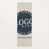 Tapis De Yoga Logo d'entreprise et adresse de site Web Clients p (Dos)