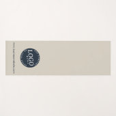 Tapis De Yoga Logo d'entreprise et adresse de site Web Clients p (Devant (Horizontal))