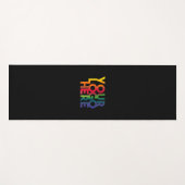 Tapis De Yoga Logo d'entreprise simple en noir (Devant (Horizontal))