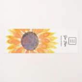Tapis De Yoga Logo du studio de Yoga Tournesol (Devant (Horizontal))