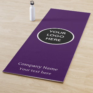 Tapis De Yoga Logo Entreprise Violet Affaires Salle de sport Sim