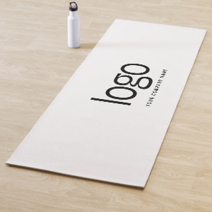 Tapis De Yoga Logo et Texte Promotionnel d'Entreprise
