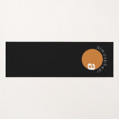 Tapis De Yoga Logo personnalisé (Devant (Horizontal))