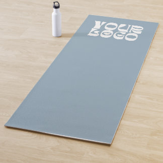 Tapis De Yoga Logo personnalisé Dusty Blue Promotions Business