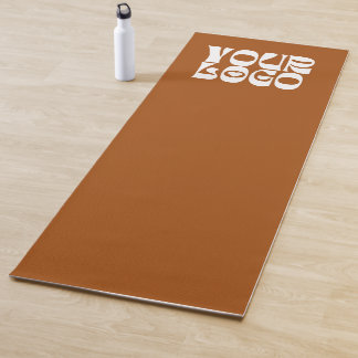 Tapis De Yoga Logo Personnalisé En Terracotta Promotions Busines