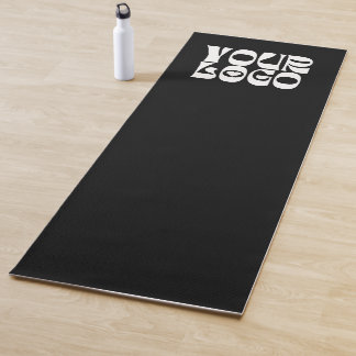 Tapis De Yoga Logo Personnalisé Noir Entreprise promotionnelle