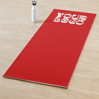 Tapis De Yoga Logo Personnalisé Rouge Promotion Business