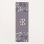 Tapis De Yoga Logo Personnaliser Moderne Lotus (Devant)