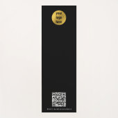 Tapis De Yoga Logo professionnel QR Code Yoga Studio Promotionne (Devant)