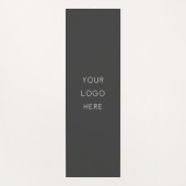 Tapis De Yoga Logo promotionnel gris foncé (Devant)