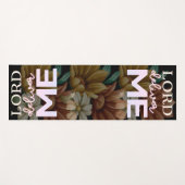 Tapis De Yoga Lord Deliver Me - Floral (Devant (Horizontal))