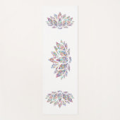 Tapis De Yoga Lotus avec des échantillons de confetti (Devant)
