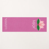 Tapis De Yoga Lotus Blossom Yoga Mat (Devant (Horizontal))