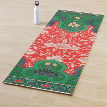 Lotus Chinoiserie Mystic Rouge & Vert